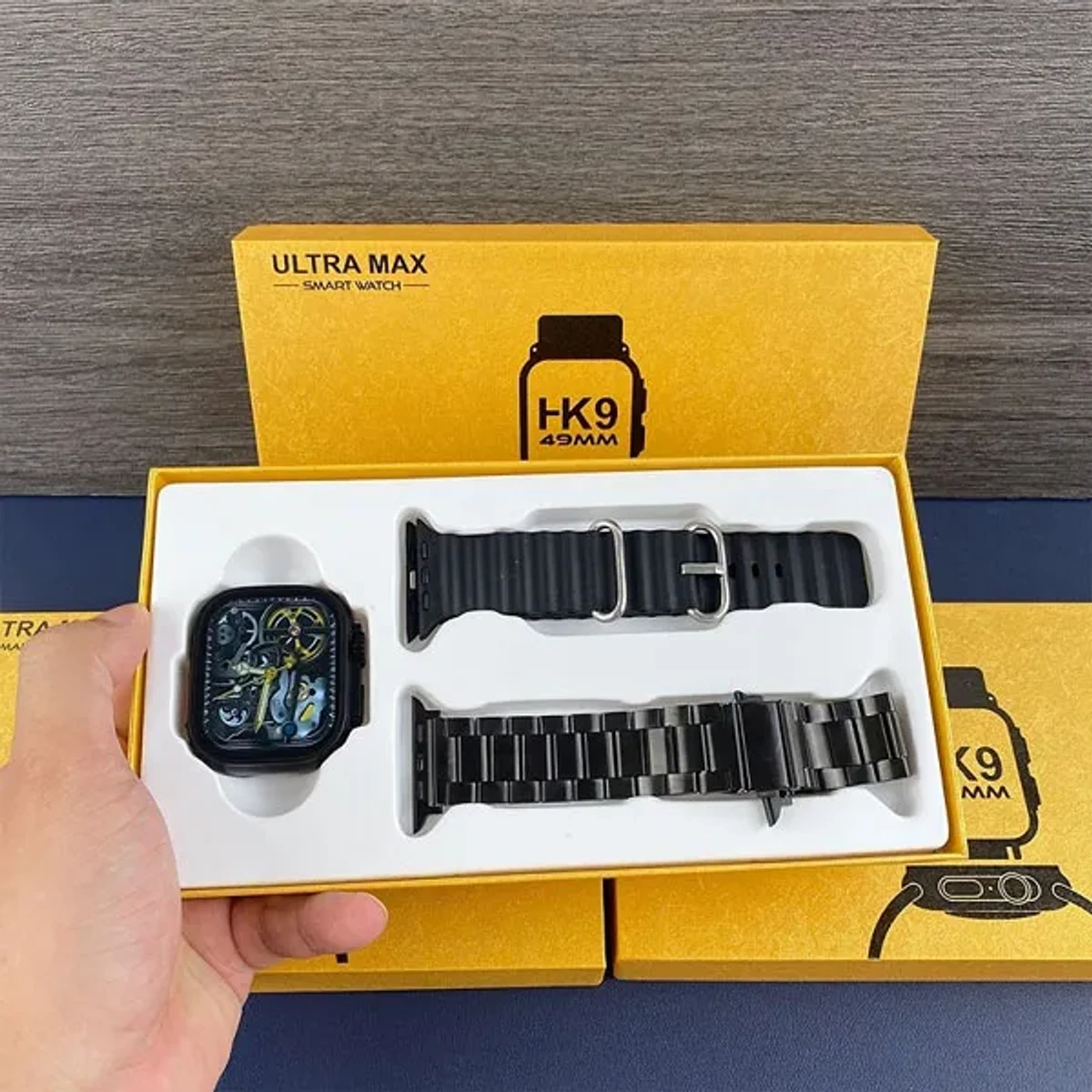 HK9 Ultra AMOLED Screen ChatGPT Supported Smartwatch